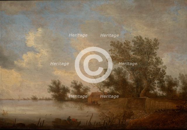 Landscape with a Fisherman’s Homestead, 1649. Creator: Johannes Schoeff.