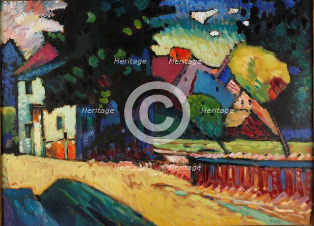Landscape with a green House, 1909.