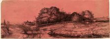 Landscape with a Haybarn and Flock of Sheep, (c1652), c1770s. Creator: William Baillie