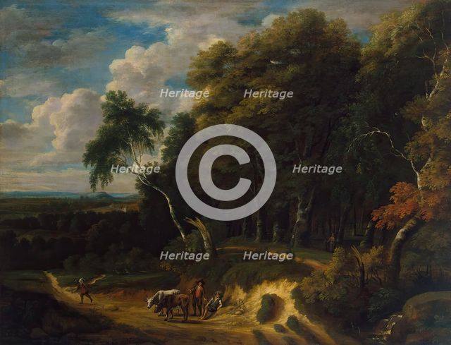 Landscape with a Herd, 1640. Creator: Jacques d'Arthois.