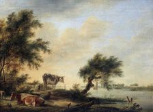 Landscape with a Herd 18th century. Artist: Jan Jansson