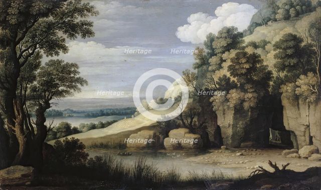 Landscape with a Lake, 1616. Creator: Marten Ryckaert.