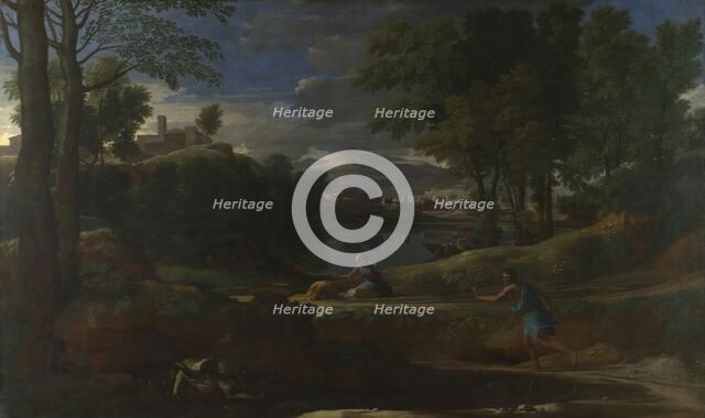 Landscape with a Man killed by a Snake, 1648. Artist: Poussin, Nicolas (1594-1665)