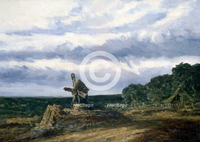 'Landscape with a Mill', c1783-1843 Artist: Georges Michel