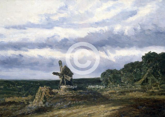 'Landscape with a Mill', c1783-1843 Artist: Georges Michel