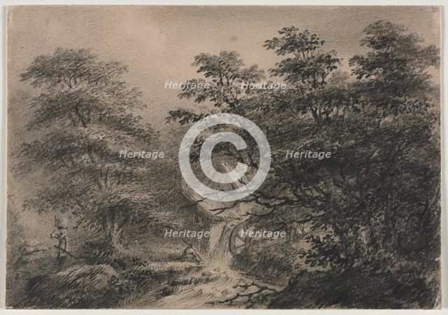 Landscape with a Mill. Creator: Charles Norris (British, 1779-1858).