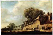 Landscape with a Peasant Cottage 1631. Artist: Jan van Goyen