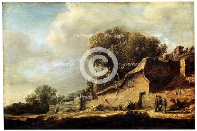 'Landscape with a Peasant Cottage', 1631.  Artist: Jan van Goyen