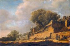 Landscape with a Peasant Cottage, 1631. Creator: Jan van Goyen