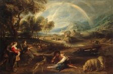 Landscape with a Rainbow, 1632. Creator: Peter Paul Rubens