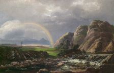 Landscape with a Rainbow, 1819. Creator: Johan Christian Dahl