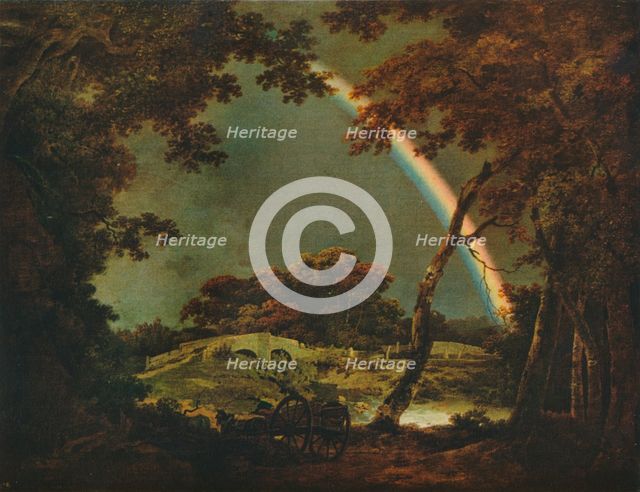 'Landscape with a Rainbow Effect', 1794, (1930). Creator: Joseph Wright of Derby.