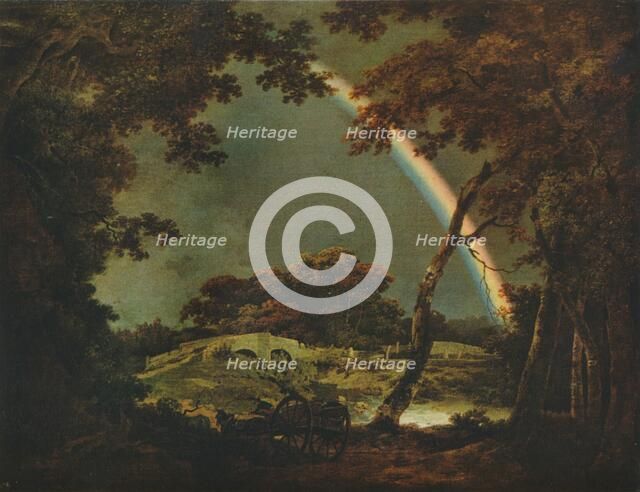 'Landscape with a Rainbow Effect', 1794, (1930). Creator: Joseph Wright of Derby.