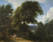 Landscape with a Rider in Red. Creator: Jacques d'Arthois