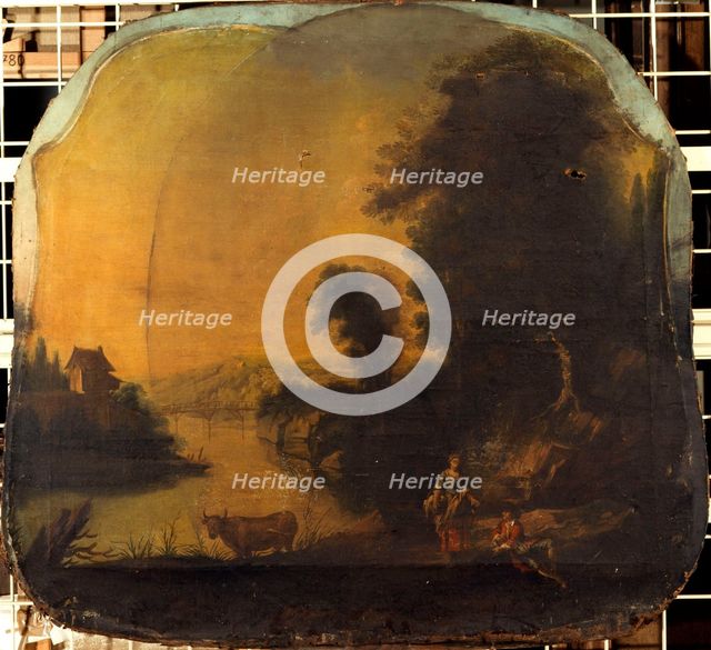 Landscape with a river, between 1701 and 1800. Creator: Unknown.