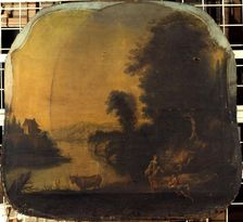 Landscape with a river, between 1701 and 1800. Creator: Unknown