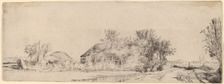 Landscape with a Road beside a Canal, c. 1652. Creator: Rembrandt Harmensz van Rijn