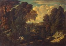 Landscape with a Ruined Tower, 1695. Creator: Cornelis Huysmans