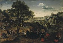 Landscape with a Rural Festival, 1590. Creator: Lucas van Valckenborch