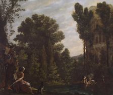 Landscape with a Scene of Witchcraft, 1620-1644. Creator: Agostino Tassi