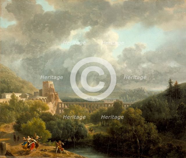 Landscape with an Aqueduct, 1810. Creator: Nicolas Antoine Taunay.