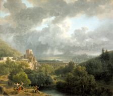 Landscape with an Aqueduct, 1810. Creator: Nicolas Antoine Taunay