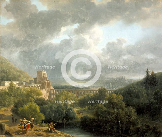Landscape with an Aqueduct, 1810. Creator: Nicolas Antoine Taunay.