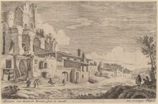 Landscape with an Artist Sketching. Creator: Herman van Swanevelt