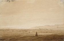 Landscape with an Obelisk, 1803. Artist: Caspar David Friedrich