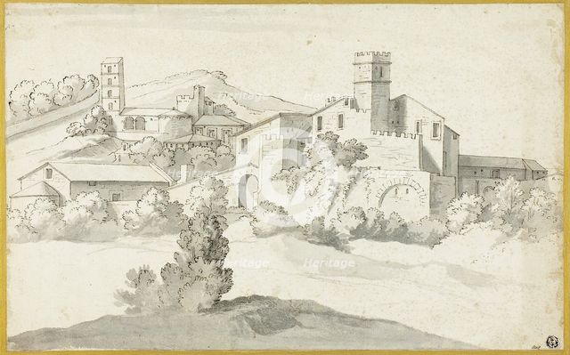 Landscape with an Old Castle, n.d. Creator: Michel-Ange Houasse.