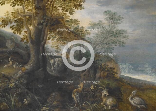 Landscape with Animals, about 1610. Creator: Roelandt Savery.