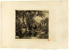 Landscape with Animals, n.d. Creator: Charles Emile Jacque