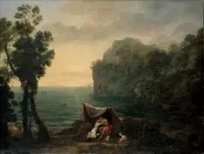 Landscape with Acis and Galatea, 1657. Artist: Lorrain, Claude (1600-1682)