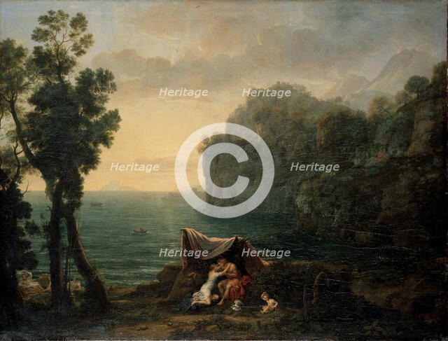 Landscape with Acis and Galatea, 1657. Artist: Lorrain, Claude (1600-1682)