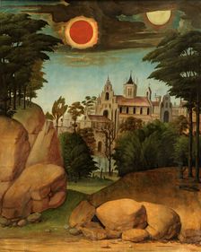Landscape with architecture, between c1501 and c1535. Creator: Leon Picardo