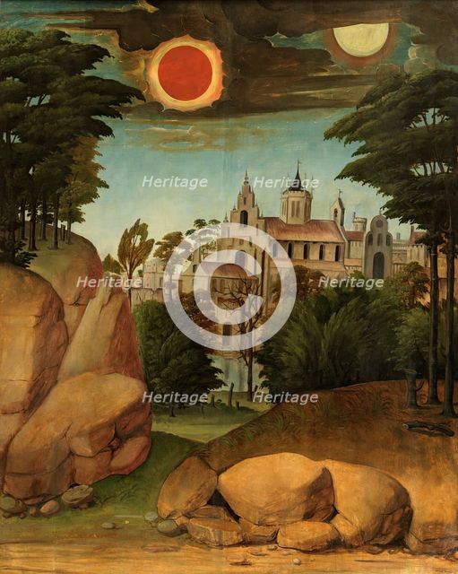 Landscape with architecture, between c1501 and c1535. Creator: Leon Picardo.