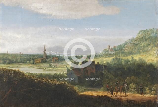 Landscape with Armed Men, unknown date. Creator: Hercules Seghers.