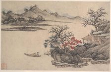 Landscape with Autumn Foliage. Creator: Shen Zhou