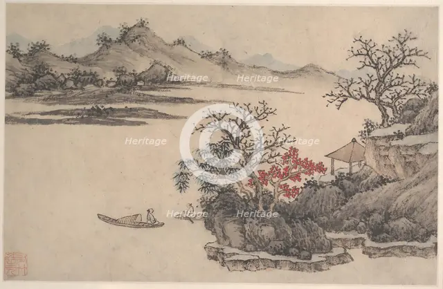 Landscape with Autumn Foliage. Creator: Shen Zhou.