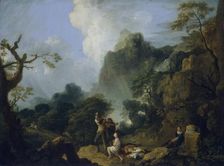 Landscape with Banditti: the murder 1723-1782. Artist: Richard Wilson