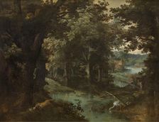 Landscape with Beast Fables, 1620. Creator: Adriaen van Stalbemt