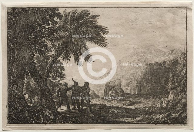 Landscape with Brigands, 1633. Creator: Claude Lorrain (French, 1604-1682).