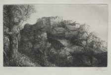 Landscape (with buildings). Creator: Alphonse Legros (French, 1837-1911)
