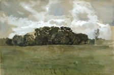 Landscape with grey Clouds, 1897. Artist: Konstantin Somov