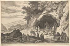 Landscape with Gypsy Camp, n.d. Creator: Aegidius Sadeler II