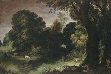 Landscape with Duck-hunters. Creator: After Paul Bril