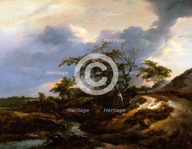 Landscape with Dunes, 1649. Creator: Jacob van Ruisdael.