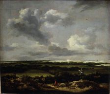 Landscape with dunes near Haarlem by Jacob Ruisdael