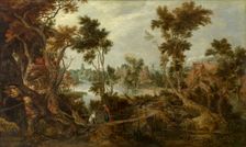 Landscape with Elias and the Widow of Sarefat, 1613. Creator: Gillis Claesz. de Hondecoeter