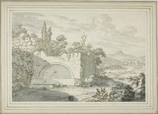 Landscape with Fountain, n.d. Creator: Abraham Genoels II